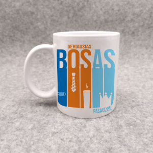 Spalvotas puodelis Boso puodelis
